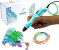 3D Printing Pen with Display | 3D Drawing Pen Kit | Includes PLA Filament, Stencil Book & Charger