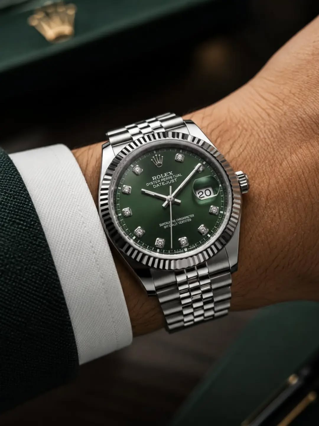 Rolex Datejust Men | Green Dial