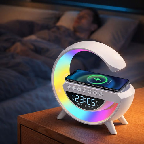 3-in-1 LED Speaker Wireless Charger