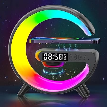 3-in-1 LED Speaker Wireless Charger