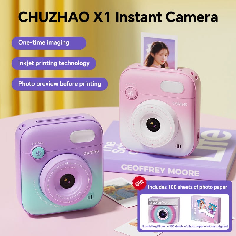 HPRT Z5S Pocket Photo Printer | Portable Bluetooth Sticker Printer | Wireless Instant Smartphone Photo Printer
